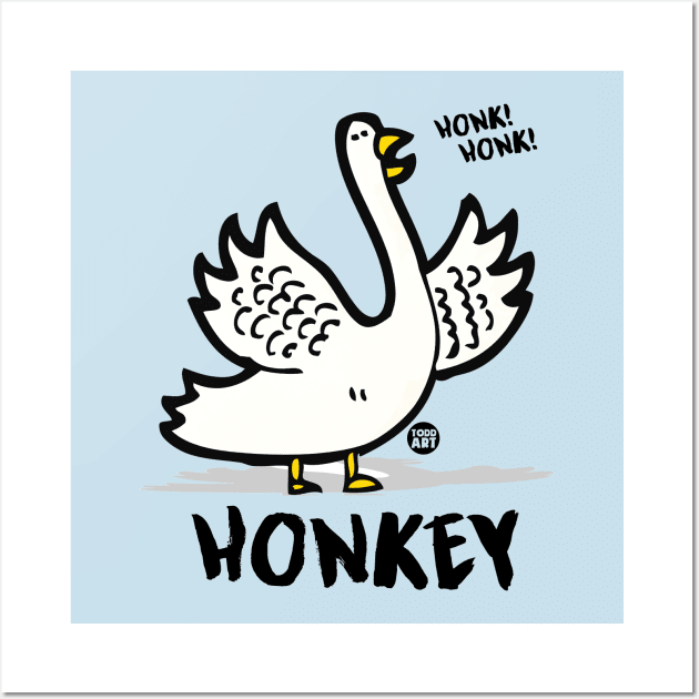 HONKEY Wall Art by toddgoldmanart